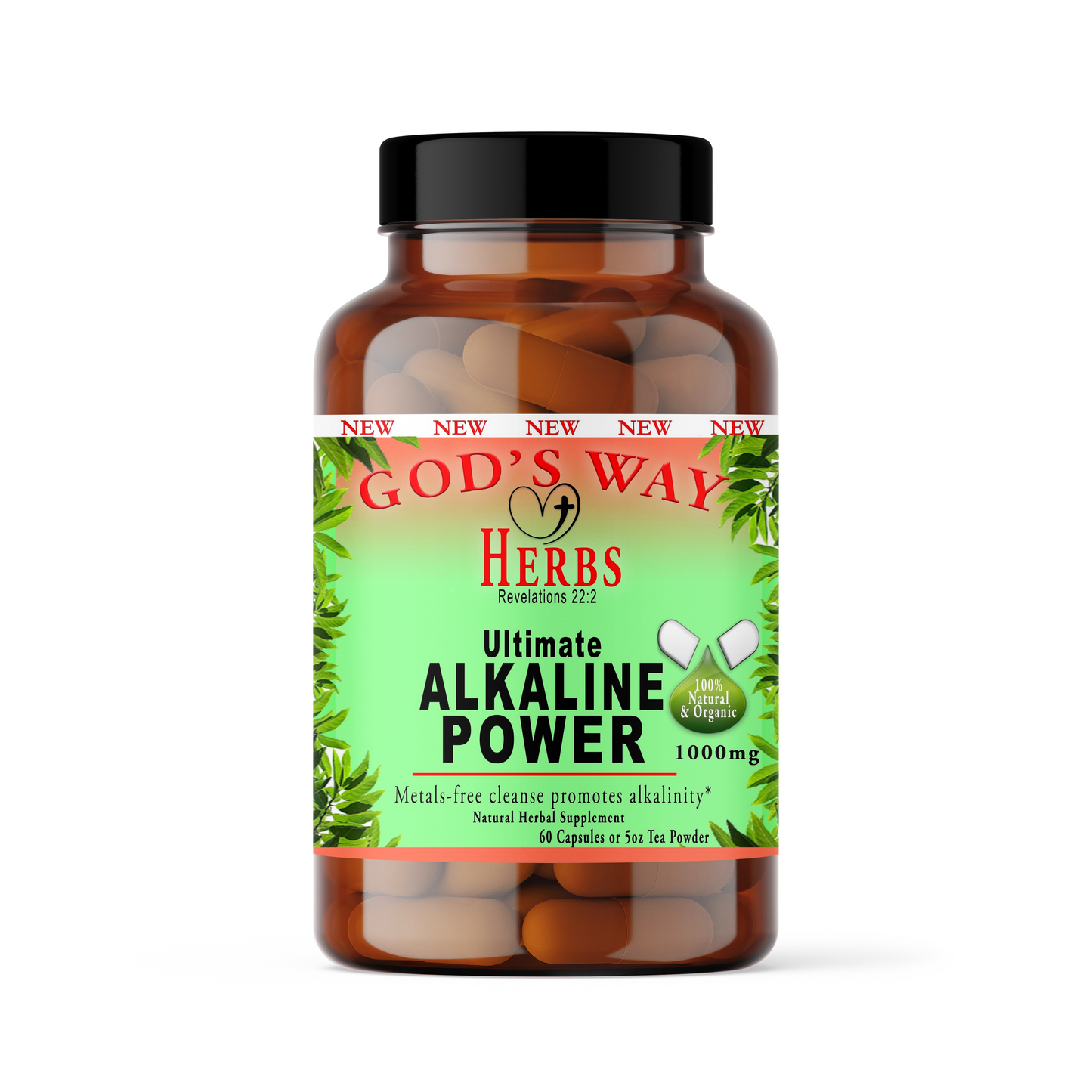 Alkaline Power (60ct) Dr. Sebi inspired