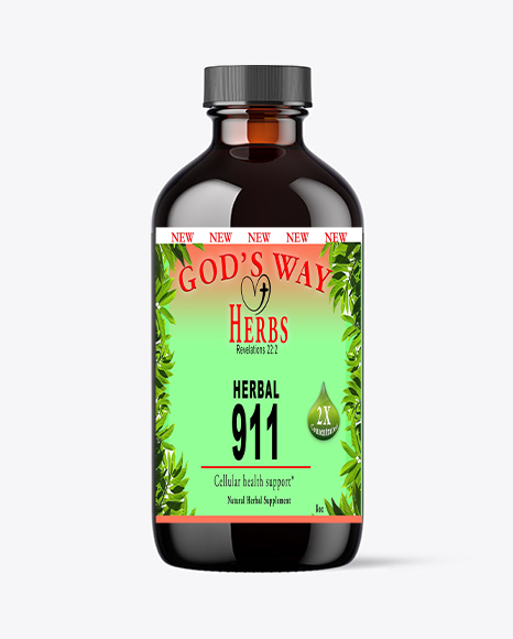 Herbal 911 60ct natural herbal supplement formula, cells, cleanse, immune system support, muicle, sarsaparilla, hombre grande, quassia, yellowdock, burdock