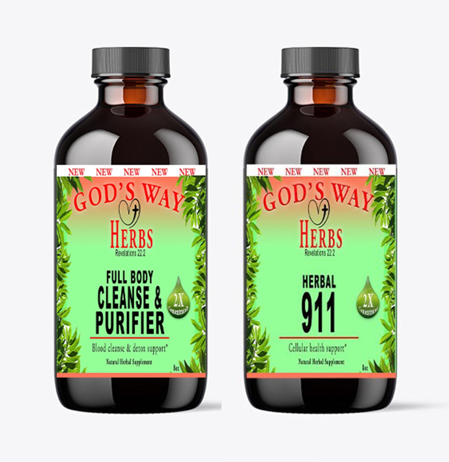 Herbal 911 (60ct) Dr. Sebi inspired by God's Way Herbs